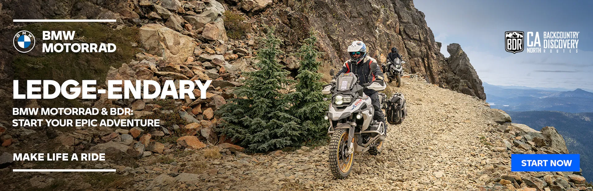BMW Motorrad | Ledge-endary BMW Motorrad & BDR: Start your epic Adventure